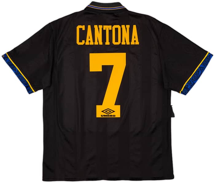 1993-95 Manchester United Away Shirt Cantona #7 - 9/10 - (M)