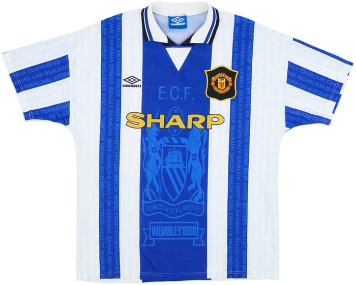 1994-96 Manchester United Third Shirt Beckham #24 - 8/10 - (L)