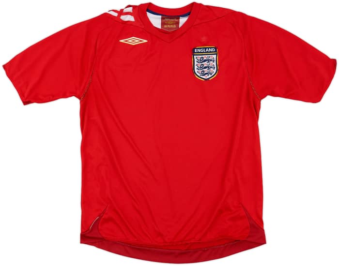 2006-08 England Away Shirt - 5/10 - (L)