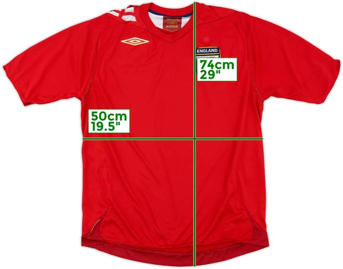 2006-08 England Away Shirt - 5/10 - (L)