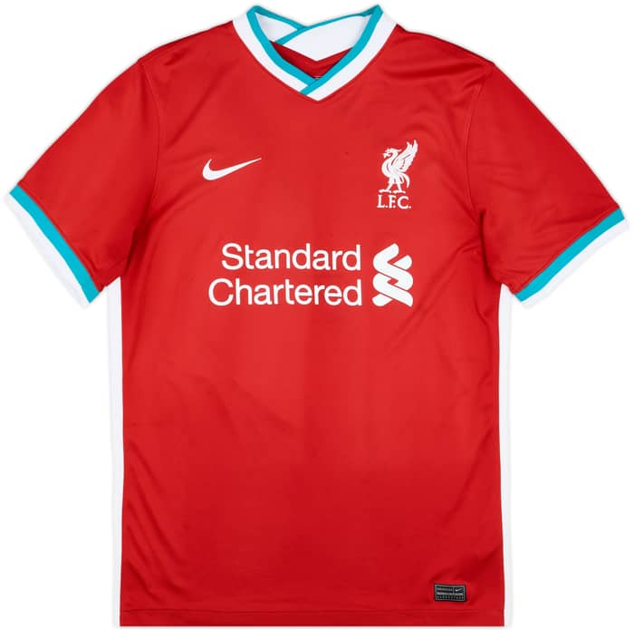 2020-21 Liverpool Home Shirt M.Salah #11 - 6/10 - (M)