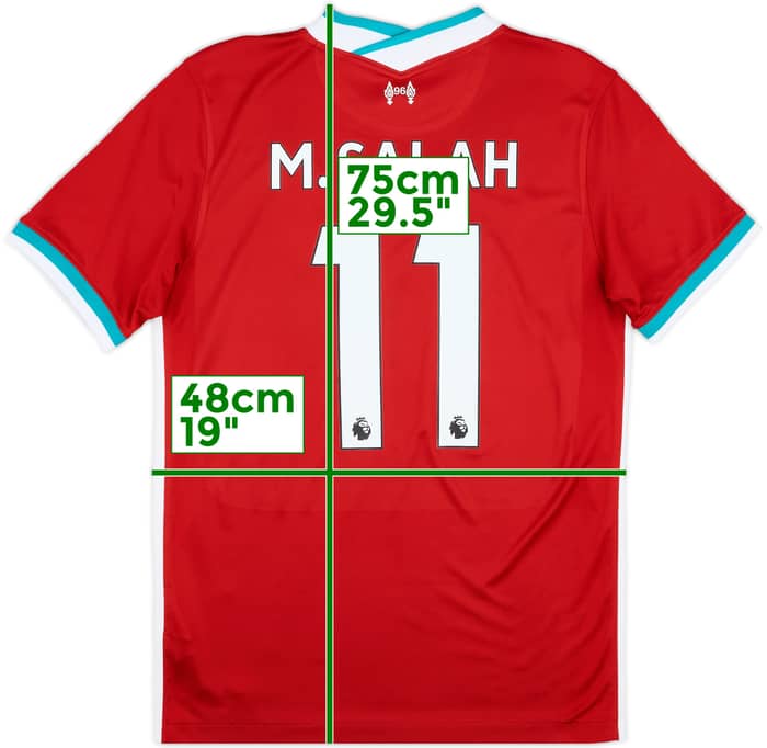 2020-21 Liverpool Home Shirt M.Salah #11 - 6/10 - (M)