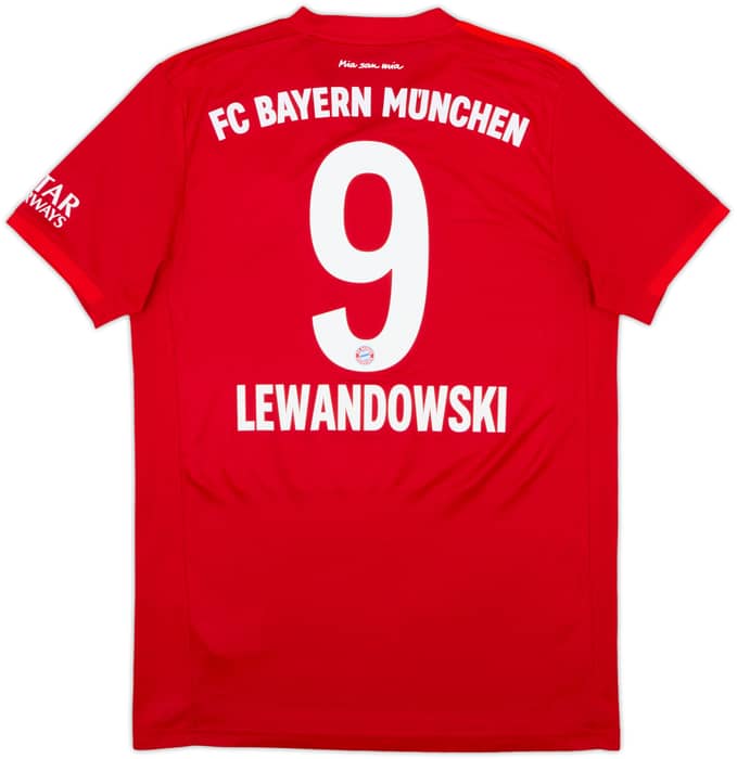 2019-20 Bayern Munich Home Shirt Lewandowski #9 - 10/10 - (M)