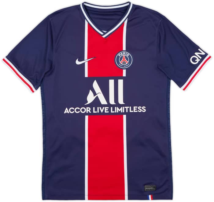 2020-21 Paris Saint-Germain Home Shirt NeymarJr #10 - 8/10 - (S)