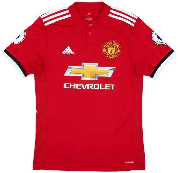 2017-18 Manchester United Home Shirt Lukaku #9 - 9/10 - (S)