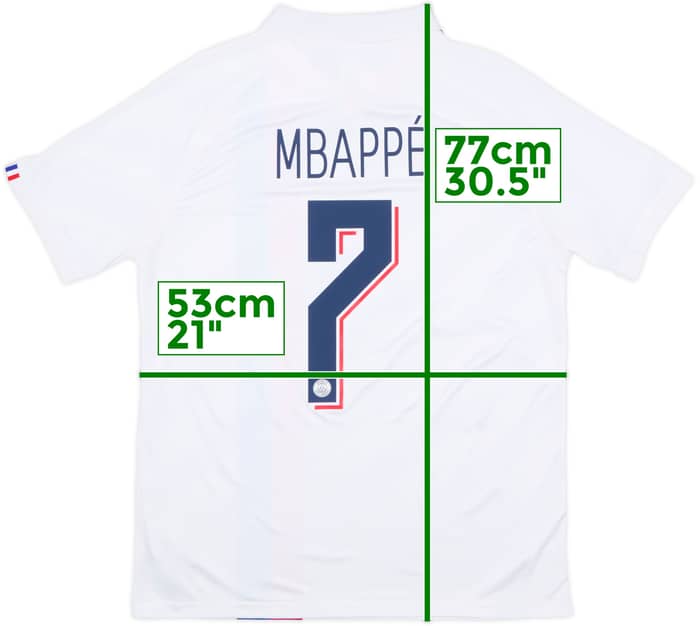 2019-20 Paris Saint-Germain Third Shirt Mbappe #7 - 8/10 - (L)