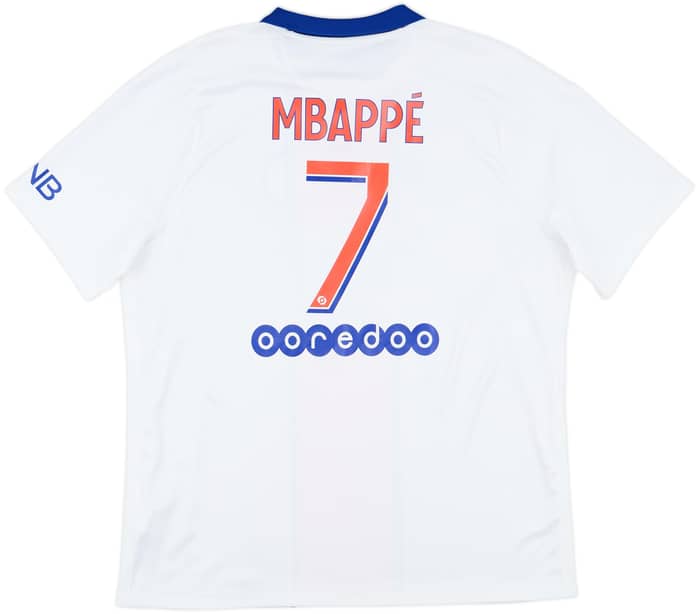 2020-21 Paris Saint-Germain Away Shirt Mbappe #7 - 10/10 - (XL)