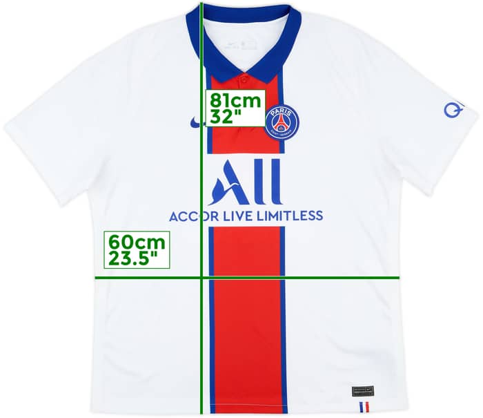 2020-21 Paris Saint-Germain Away Shirt Mbappe #7 - 10/10 - (XL)