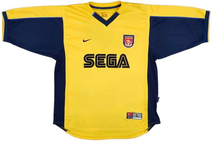 1999-01 Arsenal Away Shirt Bergkamp #10 - 8/10 - (L)