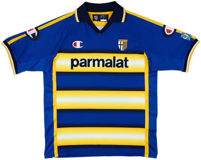 2003-04 Parma '90 Years' Home Shirt - 9/10 - (L)