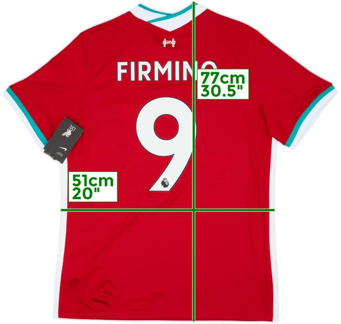 2020-21 Liverpool Home Shirt Firmino #9 (L)