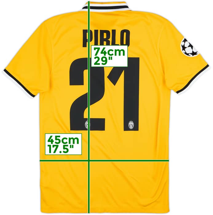 2013-14 Juventus Away Shirt Pirlo #21 - 6/10 - (S)