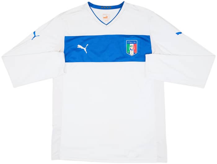 2012-13 Italy Authentic Away L/S Shirt #2 - 6/10 - (XL)