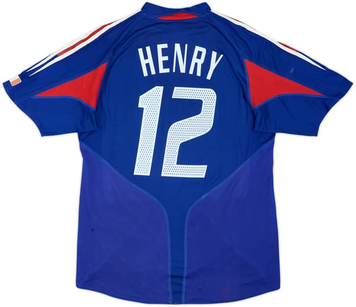 2004-06 France Home Shirt Henry #12 - 4/10 - (M)