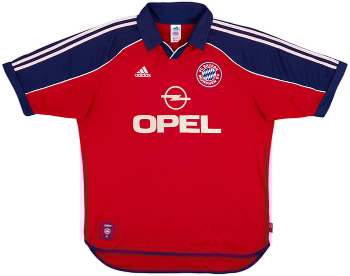 1999-01 Bayern Munich Home Shirt Elber #9 - 6/10 - (XL)