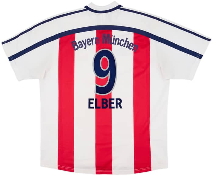 2000-01 Bayern Múnich Camiseta Visitante Elber #9 - 7/10 - (XL)