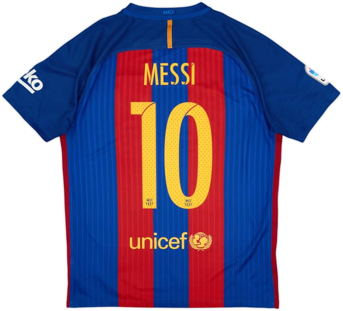 2016-17 Barcelona Home Shirt Messi #10 - 7/10 - (M)