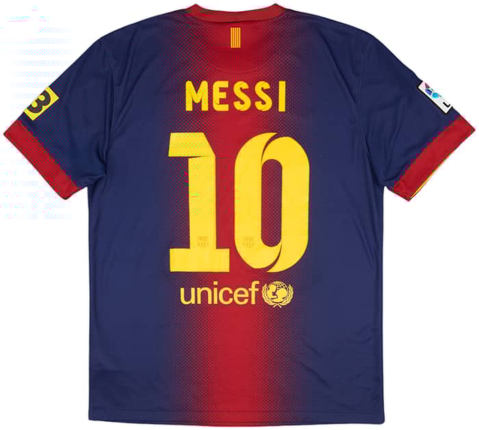 2012-13 Barcelona Home Shirt Messi #10 - 4/10 - (M)