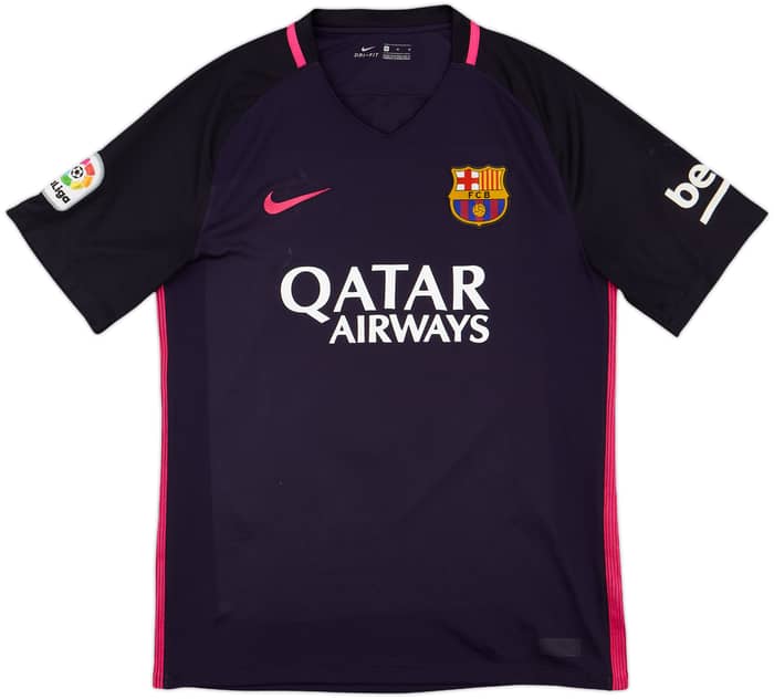 2016-17 Barcelona Away Shirt Messi #10 - 5/10 - (M)