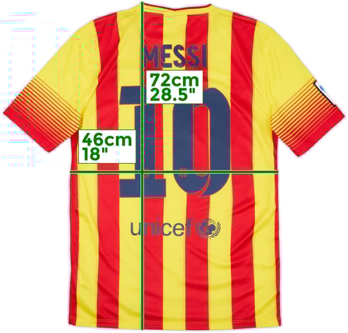 2013-15 Barcelona Away Shirt Messi #10 (S)