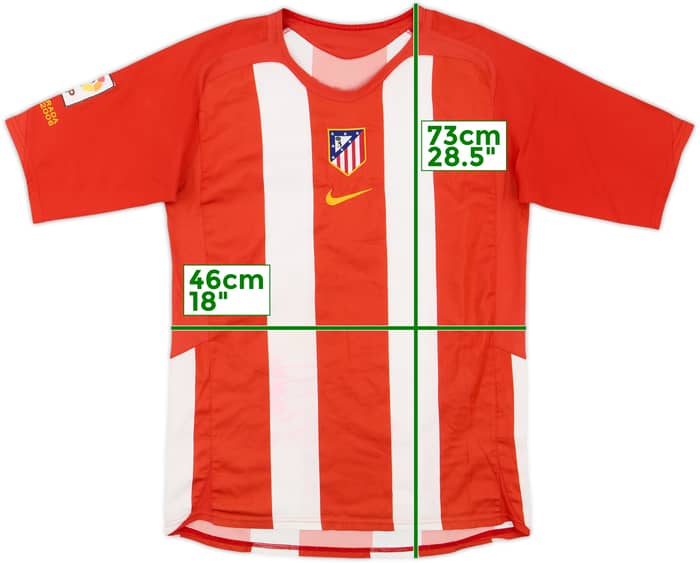 2005-06 Atletico Madrid Home Shirt - 5/10 - (S)