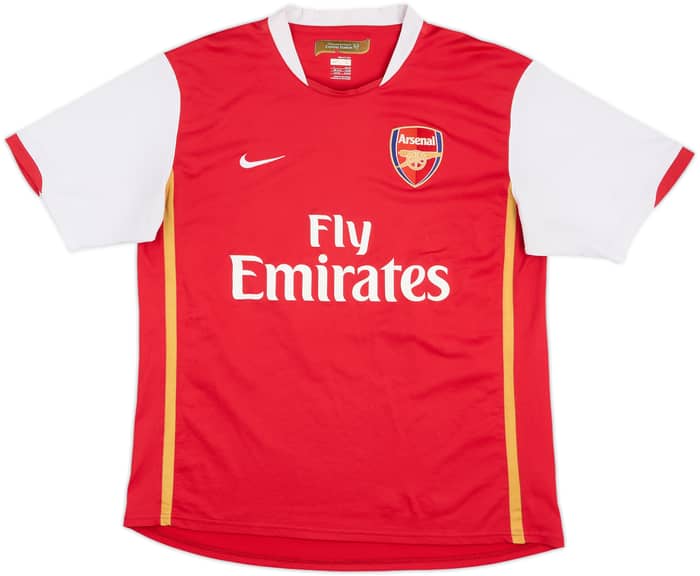 2006-08 Arsenal Home Shirt Fabregas #4 - 5/10 - (L)