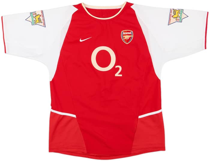 2002-04 Arsenal Home Shirt Gilberto #19 - 7/10 - (XL.Boys)