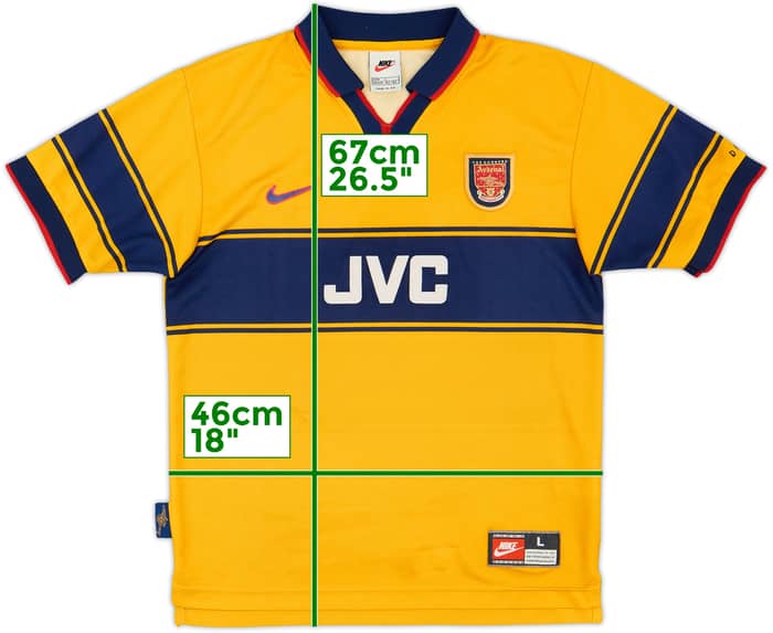 1997-99 Arsenal Away Shirt - 7/10 - (L.Boys)