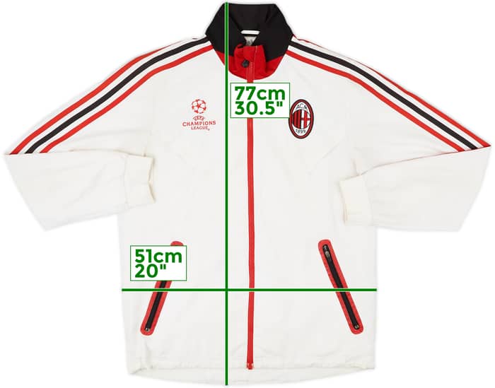 2010-11 AC Milan adidas Track Jacket - 4/10 - (S)