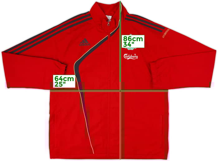 2009-10 Liverpool adidas Track Jacket - 7/10 - (XL)