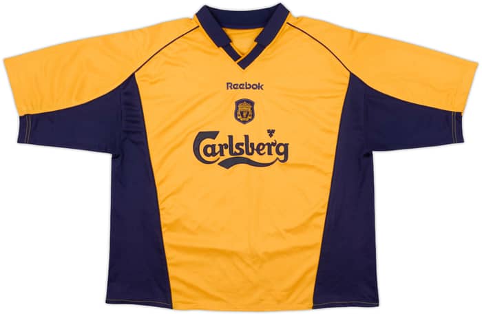 2000-02 Liverpool Away Shirt Gerrard #17 - 5/10 - (XL)