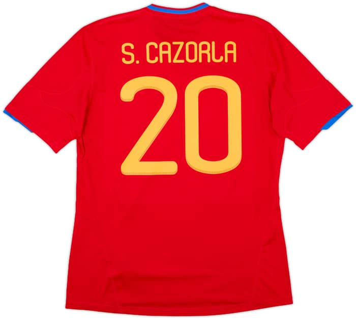 2009-10 Spain Home Shirt S.Cazorla #20 - 9/10 - (L)