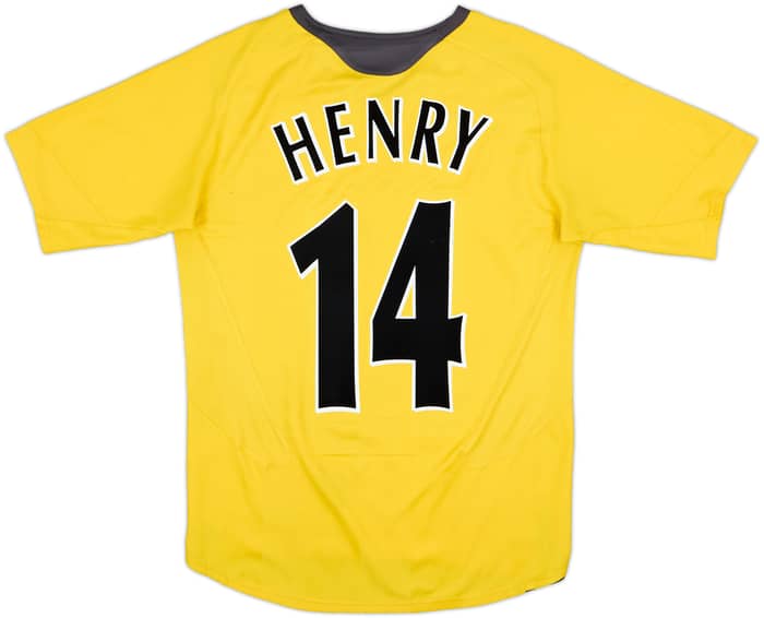 2005-06 Arsenal Away Shirt Henry #14 - 6/10 - (XL.Boys)
