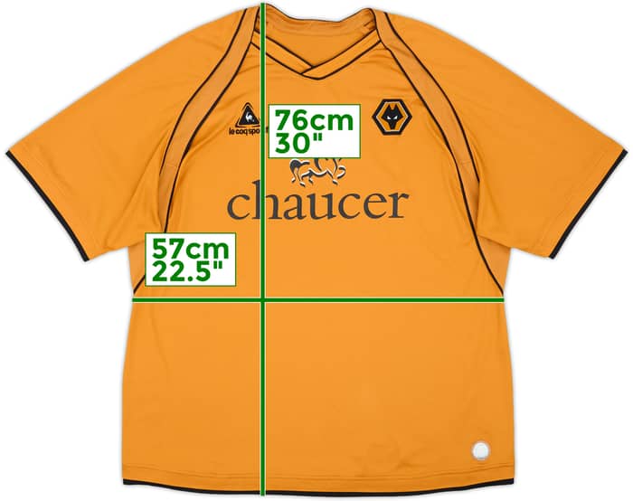 2006-08 Wolves Home Shirt - 6/10 - (XL)