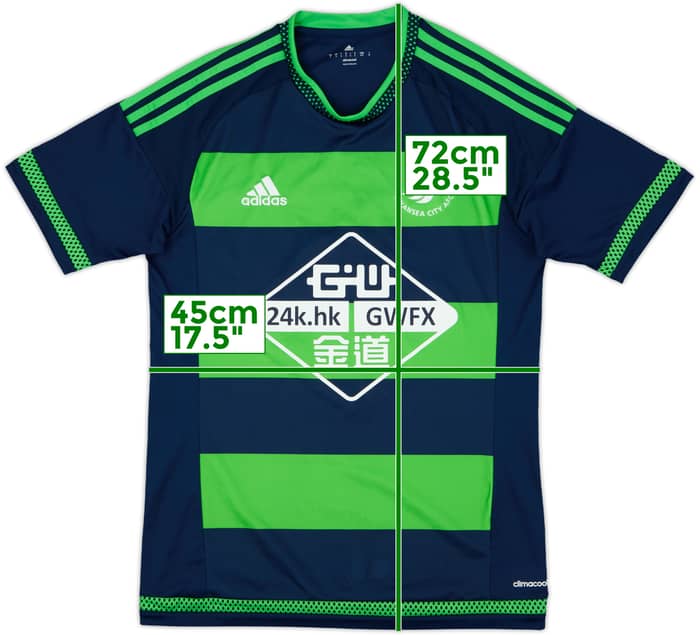 2015-16 Swansea Away Shirt #6 - 8/10 - (S)