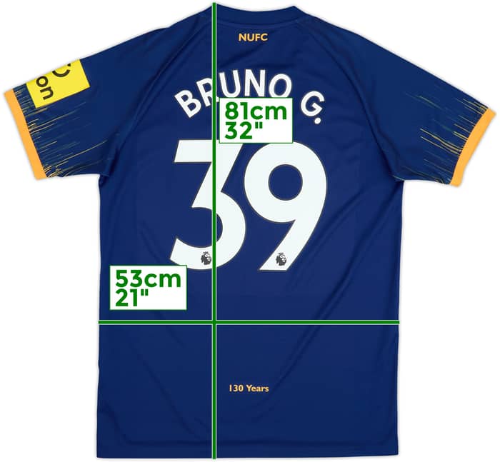 2022-23 Newcastle Away Shirt Bruno G. #39 - 10/10 - (L)