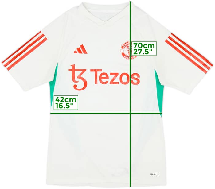 2023-24 Manchester United adidas Training Shirt - 8/10 - (S)