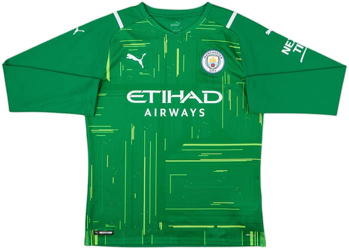 2021-22 Manchester City GK Shirt - 10/10 - (M)