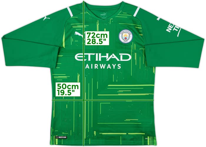 2021-22 Manchester City GK Shirt - 10/10 - (M)