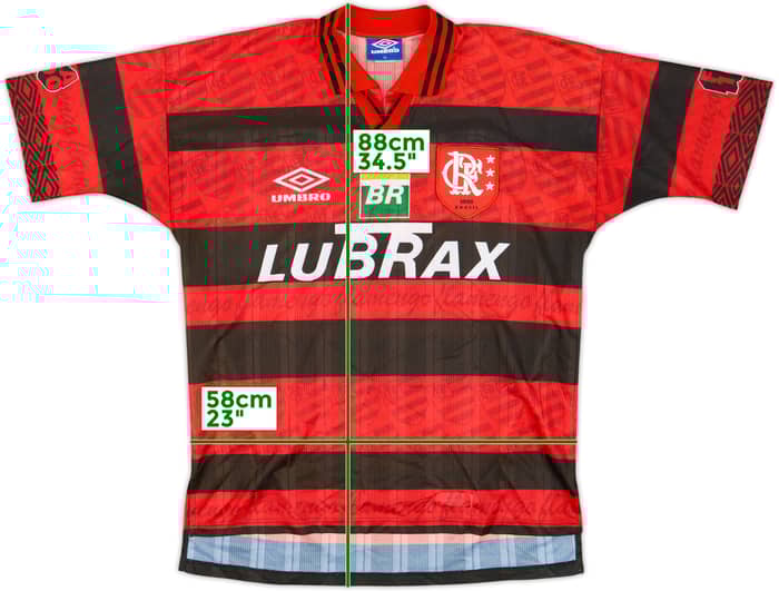 1995-96 Flamengo Centenary Home Shirt - 10/10 - (XL)