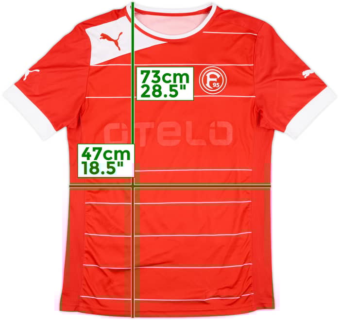 2012-13 Fortuna Dusseldorf Home Shirt - 4/10 - (S)