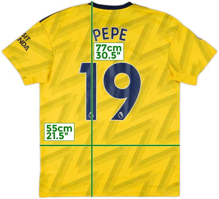 2019-20 Arsenal Away Shirt Pepe #19 - 8/10 - (L)
