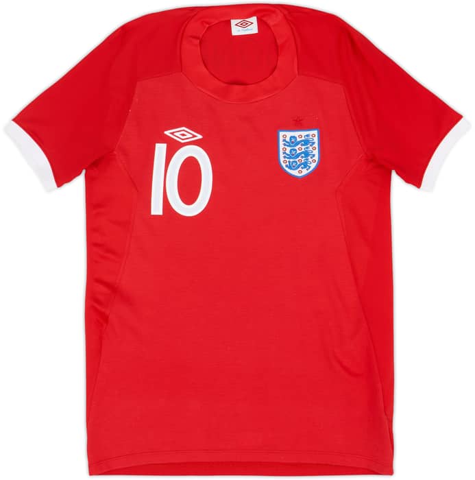 2010-11 England Away Shirt Rooney #10 - 9/10 - (XL.Boys)