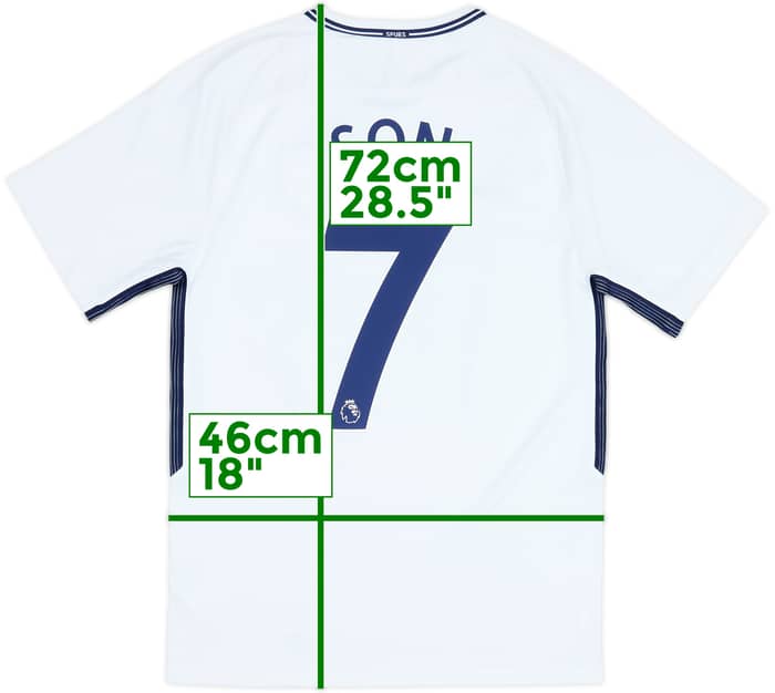 2017-18 Tottenham Home Shirt Son #7 - 6/10 - (S)