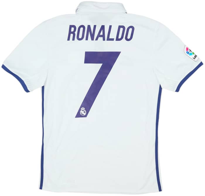 2016-17 Real Madrid Home Shirt Ronaldo #7 - 7/10 - (S)
