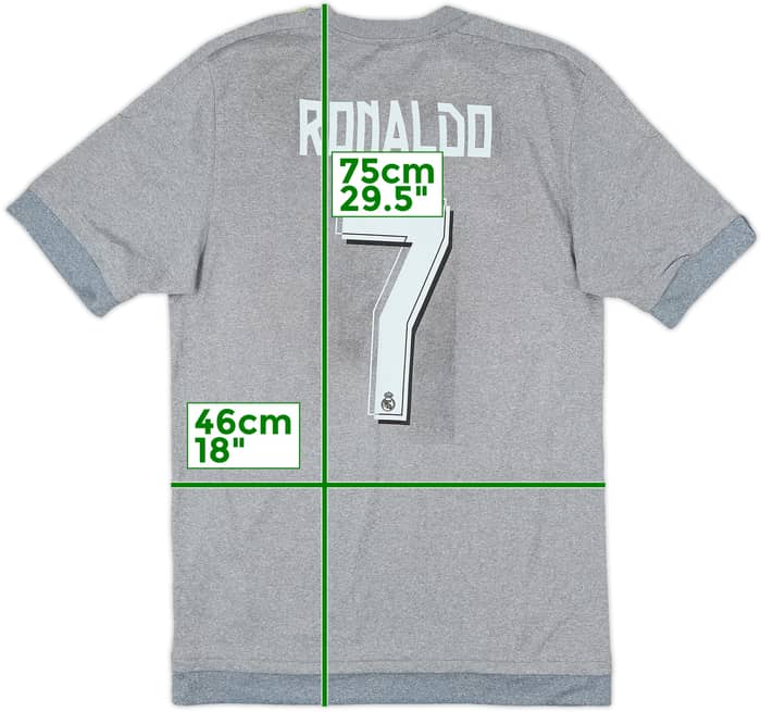 2015-16 Real Madrid Away Shirt Ronaldo #7 - 6/10 - (S)