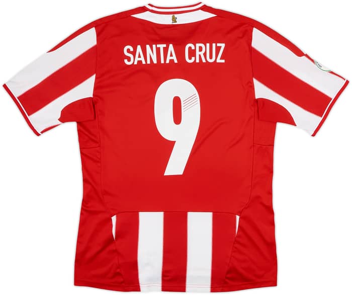 2011-13 Paraguay Home Shirt Santa Cruz #9 - 8/10 - (M)