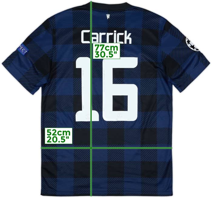 2013-14 Manchester United Away Shirt Carrick #16 - 5/10 - (M)