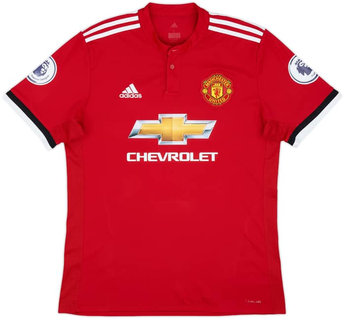 2017-18 Manchester United Home Shirt Pogba #6 - 6/10 - (L)