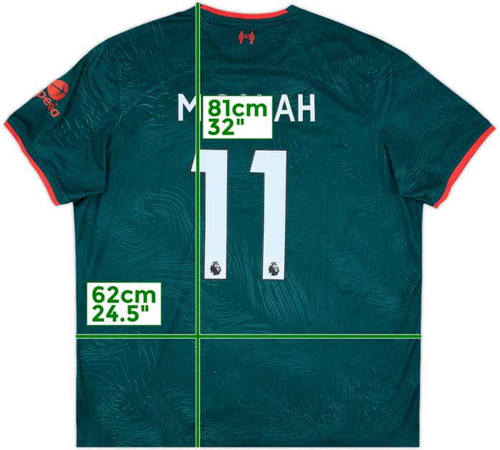 2022-23 Liverpool Third Shirt M.Salah #11 - 5/10 - (XXL)
